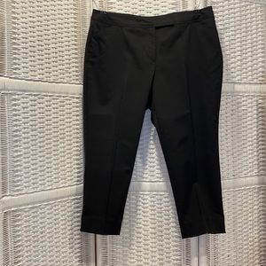 Talbots 18W Heritage fit cropped black pants